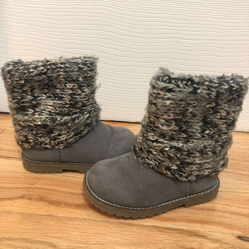 Suede Fabric Boots